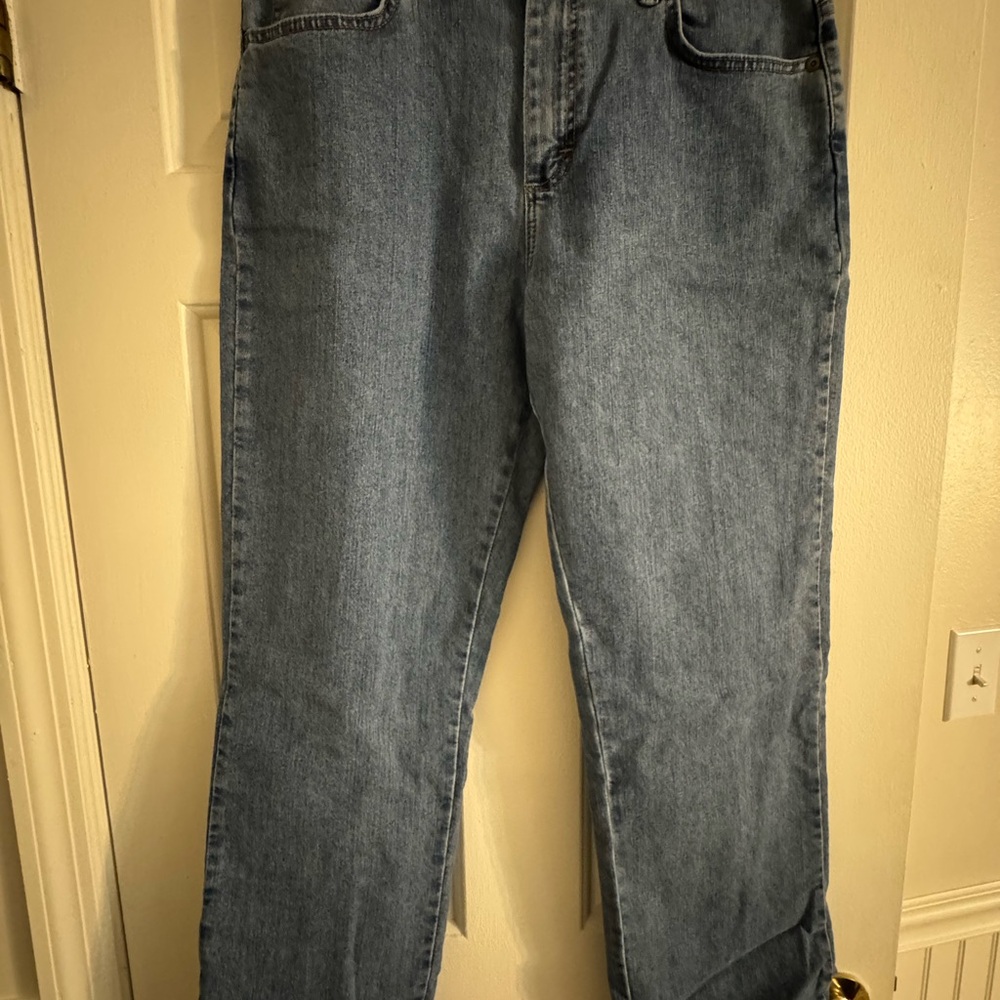 Lee Women's Relaxed Straight Leg Blue Jeans